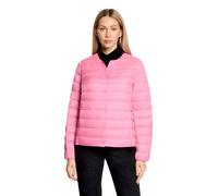 Steppjacke BETTY BARCLAY "Damen mit Rundhalsausschnitt", Damen, Gr. 42, pink carnation, Obermaterial: 100% Polyester; Füllung: 90% Daunen, 10% Federn, figurumspielend, Rundhals, Jacken Steppjacke (981