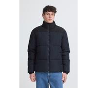 Steppjacke BLEND "BHELWIN COLORBLOCK JKT.", Herren, Gr. L, schwarz (salute), Web, Obermaterial: 100% Polyester, unifarben mit Farbeinsatz, regular fit normal, elastischer Bund, Jacken Steppjacke, Kuns