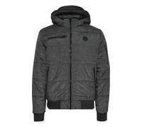 Blend BHBoris Herren Jacke Winterjacke Steppjacke gefüttert mit Kapuze Reißverschlusstaschen Rippbündchen Regular fit, Größe:L, Farbe:Granite Teddy (75127)