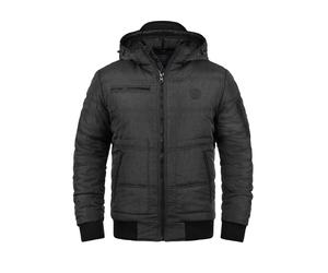 Steppjacke BLEND "Steppjacke BHBoris", Herren, Gr. L, schwarz (schwarz teddy 1), Obermaterial: 65% Nylon NY. 35% Polyester PES., Jacken Steppjacke (71900840-L) schwarz teddy 1
