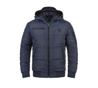 Blend Steppjacke Boris Teddy, Winterjacke mit abnehmbarer Kapuze und Teddyfutter M blau Herren Übergangsjacken Jacken Mäntel M rinse