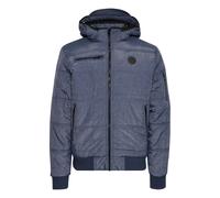 Blend Steppjacke Boris Teddy, Winterjacke mit abnehmbarer Kapuze und Teddyfutter XXL blau Herren Übergangsjacken Jacken Mäntel XXL rinse