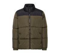 Steppjacke BLEND "BHELWIN", Damen, Gr. M, forest night, Steppware, 100% Polyester, colorblocking, Basic, normal normal, ohne Ausschnitt, angesetztes Bündchen, Jacken Steppjacke, Klassische Steppjacke