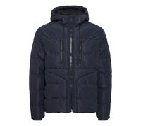 Steppjacke BLEND "BHOuterwear", Damen, Gr. M, blau (marineblaus), 100% Polyester, unifarben, regular fit normal, Windstopperbündchen, Jacken Steppjacke, Klassische Steppjacke mit Taschen (81421112-M) 