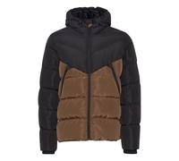 Steppjacke BLEND "BHOuterwear", Herren, Gr. XL, schwarz earth, 100% Polyester, unifarben, regular fit normal, Windstopperbündchen, Jacken Steppjacke, Klassische Steppjacke (57582305-XL) schwarz earth