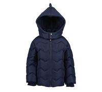 Steppjacke BLUE SEVEN, Jungen, Gr. 116, blau (nachtblau), Web, Obermaterial: 100% Polyester, unifarben, Basic normal, Jacken Steppjacke, Kunstfaser (60855635-116) nachtblau