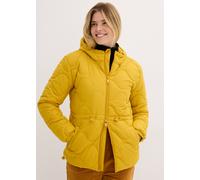 Steppjacke BONPRIX "Steppjacke", Damen, Gr. 44, gelb (ockergold), Web, Obermaterial: 100% Polyester. Futter: 100% Polyester. Ärmelfutter: 100% Polyester, unifarben, bequem Po-bedeckend, mit Gummizug,