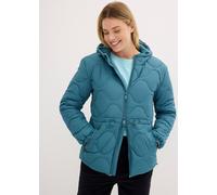 Steppjacke BONPRIX "Steppjacke", Damen, Gr. 48, blau (mattpetrol), Web, Obermaterial: 100% Polyester. Futter: 100% Polyester. Ärmelfutter: 100% Polyester, unifarben, bequem Po-bedeckend, mit Gummizug,