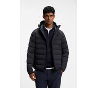 Steppjacke BOSS GREEN "OW Riplite JT HD", Herren, Gr. XXL, blau (dunkelblau402), Web, Obermaterial: 100% Polyamid. Füllung: 80% Entendaune, 20% Entenfeder, unifarben, regular fit normal, hoch geschlos
