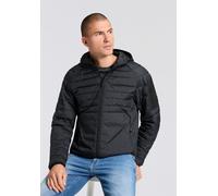 Steppjacke BOSS GREEN "OW Urbanex JT HD", Herren, Gr. XXL, schwarz (dunkelblau402), Web, Obermaterial: 100% Polyester, unifarben, regular fit normal, hoch geschlossener Ausschnitt, elastischer Bund, J