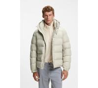 BOSS Wasserabweisende Steppjacke mit Kapuze und gepolstertem Kragen - Style Omaris1, 50565779 Natur 52