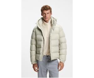 Steppjacke BOSS ORANGE "Omaris1", Herren, Gr. 58, beige (light beige271), Web, Obermaterial: 100% Polyester, unifarben, regular fit normal, mit Druckknopf, Jacken Steppjacke, mit gefüttertem Kragen, R