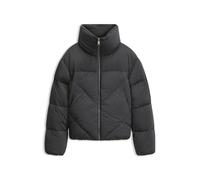 Steppjacke BOSS ORANGE "Padilena Premium Damenmode", Damen, Gr. 42, schwarz (open grau 082), Web, Obermaterial: 100% Polyamid, unifarben, regular fit normal, elastischer Bund, Jacken Steppjacke, Regul