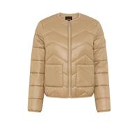 Steppjacke BOSS ORANGE "Palatti Premium Damenmode", Damen, Gr. 44, beige (rust, copper 222), Web, Obermaterial: 100% Polyamid, unifarben, eingefasste Kante, Jacken Steppjacke, mit Chevron-Steppung (46