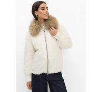 Steppjacke BRAX "Style INES", Damen, Gr. 42, beige (hellbeige), Web, 100% Polyester, Jacken Steppjacke (96617110-42) hellbeige