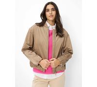 Steppjacke BRAX "Style ROMA", Damen, Gr. 46, hellbraun, Web, 100% Polyester, Jacken Steppjacke (47930904-46) hellbraun