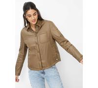 Steppjacke BRAX "Style TORINO", Damen, Gr. 40, hellbraun, Web, 100% Polyamid, Jacken Steppjacke (96243433-40) hellbraun