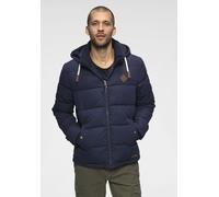 Steppjacke BRUNO BANANI, Herren, Gr. XL (54), blau (marine), Obermaterial: 100% Polyester. Futter: 100% Polyester. Wattierung: 100% Polyester, normal, Bündchen, Jacken Steppjacke, leicht, wasserabweis