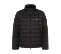 Steppjacke CALVIN KLEIN JEANS, Herren, Gr. L, schwarz, Web, Obermaterial: 100% Polypropylen, unifarben, regular fit normal, hoch geschlossener Ausschnitt, abgesteppte Kante, Jacken Steppjacke, Stehkra