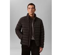 Steppjacke CALVIN KLEIN JEANS "LS NYLN MD WT HDD F", Herren, Gr. M, schwarz, Web, Obermaterial: 100% Polyamid, unifarben, regular fit hüftlang, Rundhals, eingesetzt gerader Abschluss, Jacken, Regular 