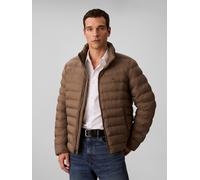 Steppjacke CALVIN KLEIN JEANS "LS NYLN MD WT HDD F", Herren, Gr. XL, braun (morel), Web, Obermaterial: 100% Polyamid, unifarben, regular fit hüftlang, Rundhals, eingesetzt gerader Abschluss, Jacken, R