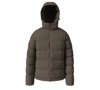 Steppjacke CALVIN KLEIN JEANS "LS NYLN ZP OFF HD DW", Jungen, Gr. L, braun (morel), Web, Obermaterial: 100% Polyamid, unifarben, regular fit normal, hoch geschlossener Ausschnitt, eingesetzt gerader A