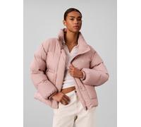 Steppjacke CALVIN KLEIN JEANS "RELAXED STAND COLLAR DOWN", Damen, Gr. XXL, rosa (mauve), Web, Obermaterial: 100% Nylon. Futter: 100% Polyester. Füllung: 80% Daunen, 20% Federn, unifarben, regular fit