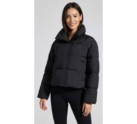 Steppjacke CALVIN KLEIN JEANS "SHORT DOWN PUFFER", Damen, Gr. XL (44), schwarz, Web, Obermaterial: 100% Polyamid, unifarben, regular fit normal, Rundhals, eingesetzt gerader Abschluss, Jacken Steppjac