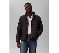 Steppjacke CALVIN KLEIN "LS LT WT NYLN CHNNLD", Damen, Gr. XL, schwarz sapphire, Web, Obermaterial: 100% Polyamid, unifarben, regular fit normal, Rundhals, eingesetzt gerader Abschluss, Jacken Steppja
