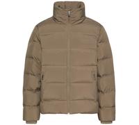 Steppjacke CALVIN KLEIN "LS QUILTED BONDED CHANNEL HD PUF", Herren, Gr. XXL, grün (bungee cord), Web, Obermaterial: 100% Polyester, unifarben, regular fit normal, Rundhals, eingesetzt gerader Abschlus