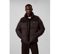 Steppjacke CALVIN KLEIN "MIXED MEDIA DOWN PUFFER", Herren, Gr. S, schwarz, Web, Obermaterial: 100% Polyamid. Futter: 100% Polyester. Wattierung: 80% Daunen, 20% Federn, unifarben, regular fit normal,