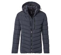 Casa Moda Steppjacke Einfarbig – Regular Fit Herren, Blau, Gr. L, 100% Polyester