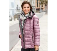 Steppjacke CASUAL LOOKS, Damen, Gr. 22, lila (mauve), 100% Polyester, gemustert, mehrfarbig, unifarben, figurumspielend, Jacken Steppjacke (32660814-22) mauve