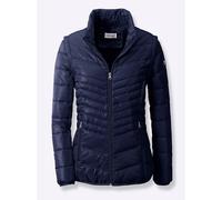 Steppjacke CASUAL LOOKS, Damen, Gr. 38, blau (marine), 100% Polyester, unifarben, Jacken Steppjacke (17040954-38) marine