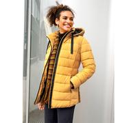 Steppjacke CASUAL LOOKS, Damen, Gr. 38, gelb (ocker), 100% Polyester, unifarben, Jacken Steppjacke (50014421-38) ocker