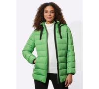 Steppjacke CASUAL LOOKS, Damen, Gr. 40, grün (apfel), 100% Polyester, unifarben, Jacken Steppjacke (88948718-40) apfel