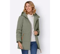 Steppjacke CASUAL LOOKS, Damen, Gr. 42, grün (khaki), 100% Polyester, Wattierung:100% Polyester, unifarben, Jacken Steppjacke (39681305-42) khaki