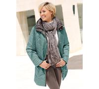 Steppjacke CASUAL LOOKS, Damen, Gr. 44, grün (jadegrün), 100% Polyester, gemustert, mehrfarbig, unifarben, figurumspielend, Jacken Steppjacke (712734-44) jadegrün