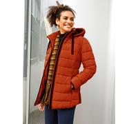 Steppjacke CASUAL LOOKS, Damen, Gr. 46, rot (rostrot), 100% Polyester, unifarben, Jacken Steppjacke (51093834-46) rostrot