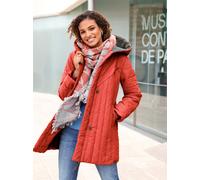 Steppjacke CASUAL LOOKS, Damen, Gr. 48, grau (terra, steingrau), 100% Polyester, Besatz:100% Polyester, gemustert, mehrfarbig, unifarben, Jacken Steppjacke (82900919-48) terra, steingrau