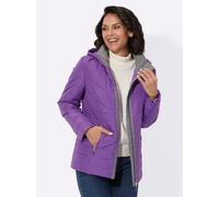 Steppjacke CASUAL LOOKS, Damen, Gr. 48, lila, 100% Polyester, Besatz:100% Polyester, Wattierung:100% Polyester, unifarben, Jacken Steppjacke (72422106-48) lila