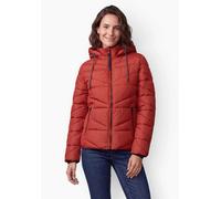 Steppjacke CECIL, Damen, Gr. M (40), light russet rot, Stoff, Oberstoff: 100% Polyester. Futter: 100% Polyester. Füllung: 100% Polyester, unifarben, comfort fit normal, ohne Ausschnitt, Bündchen, Jack
