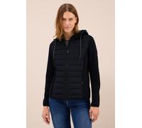 Steppjacke CECIL, Damen, Gr. XL (44), blau (schwarz navy blau), Stoff, Obermaterial: 67% Polyester, 27% Viskose, 6% Elasthan; Rückseite und Ärmel: 100% Polyester; Füllung: 100% Polyester, unifarben, n