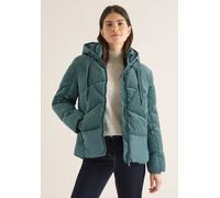 Steppjacke CECIL, Damen, Gr. XL (44), ice hill grün, Web, Obermaterial oben: 100% Baumwolle. Obermaterial unten: 100% Polyester. Kapuze: 100% Polyester. Futter: 100% Polyester. Füllung: 100% Polyester