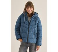 Steppjacke CECIL, Damen, Gr. XS (36), moonstone blau, Web, Obermaterial: 100% Polyester. Futter: 100% Polyester, unifarben, regular fit normal, elastischer Bund, Jacken Steppjacke, mit Kapuze (4488680