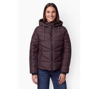 Steppjacke CECIL, Damen, Gr. XXL (46), berry rot, Stoff, Oberstoff: 100% Polyester. Futter: 100% Polyester. Füllung: 100% Polyester, unifarben, comfort fit normal, ohne Ausschnitt, Bündchen, Jacken St