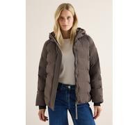 Cecil Damen Sportive Jacke mit Kapuze in Braun, Gr: XXL