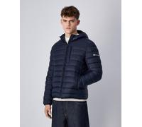Steppjacke CHAMPION "Hooded Jacket", Herren, Gr. L, blau (marine), Steppware, Obermaterial: 100% Polyamid, unifarben, Jacken Steppjacke (91806013-L)