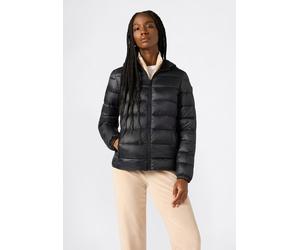 Steppjacke CHAMPION "Light Outdoor Polyfilled Hooded Jacket", Damen, Gr. L (42/44), schwarz (nbk), Obermaterial: 100% Polyamid. Futter: 100% Polyester. Wattierung: 100% Polyester, Jacken Steppjacke, f