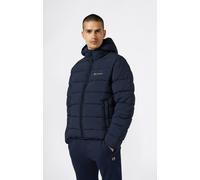 Steppjacke CHAMPION "Padded Outdoor Jacket", Herren, Gr. S (44/46), schwarz (nny), Steppware, Obermaterial: 100% Polyamid, unifarben, bequem hüftlang, eingefasste Kante, Jacken Steppjacke, für Erwachs